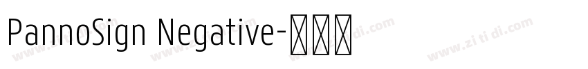 PannoSign Negative字体转换